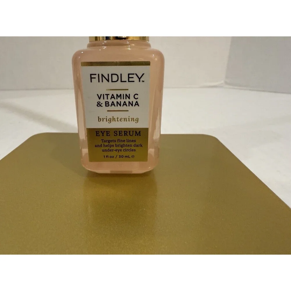 FINDLEY Vitamin C & Banana Brightening Eye Serum 1 Oz/30ml Brighten Dark Circles